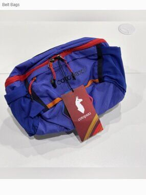 Cotopaxi Lagos 5L Hiking Hydration Hip Pack Blue Purple NWT Crossbody Bag
